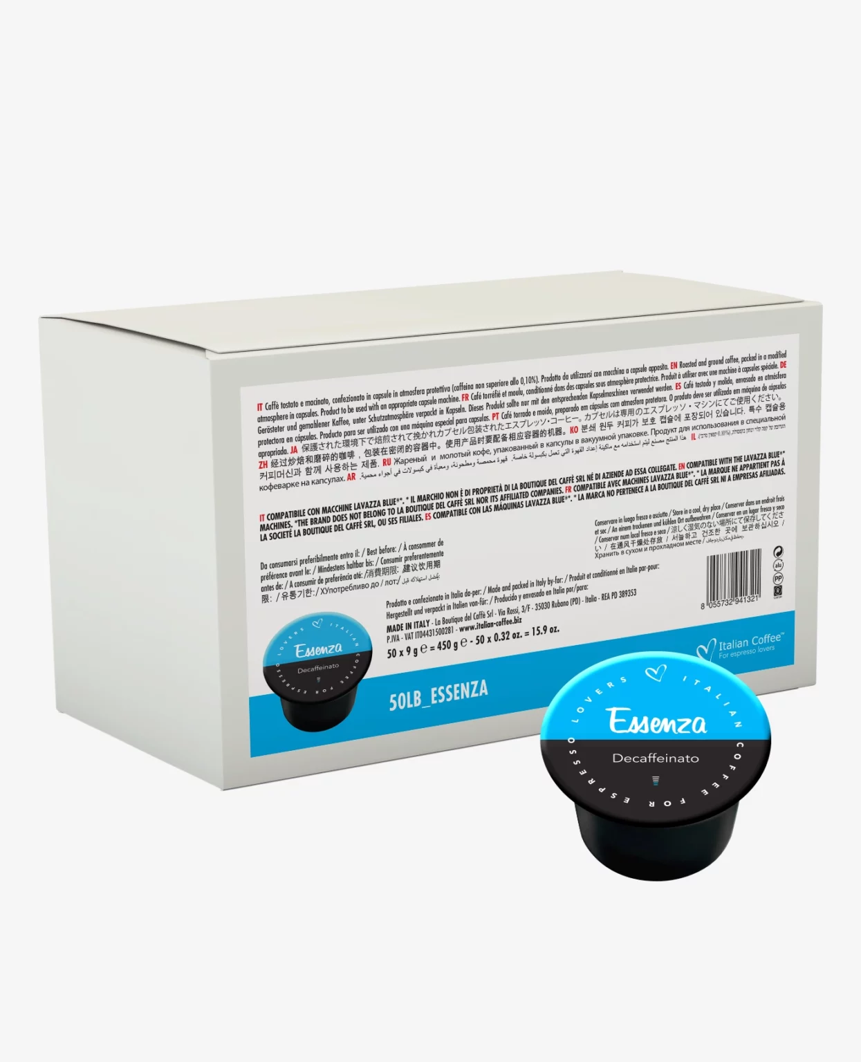 Italian Coffee Essenza Kapsułki Lavazza Blue