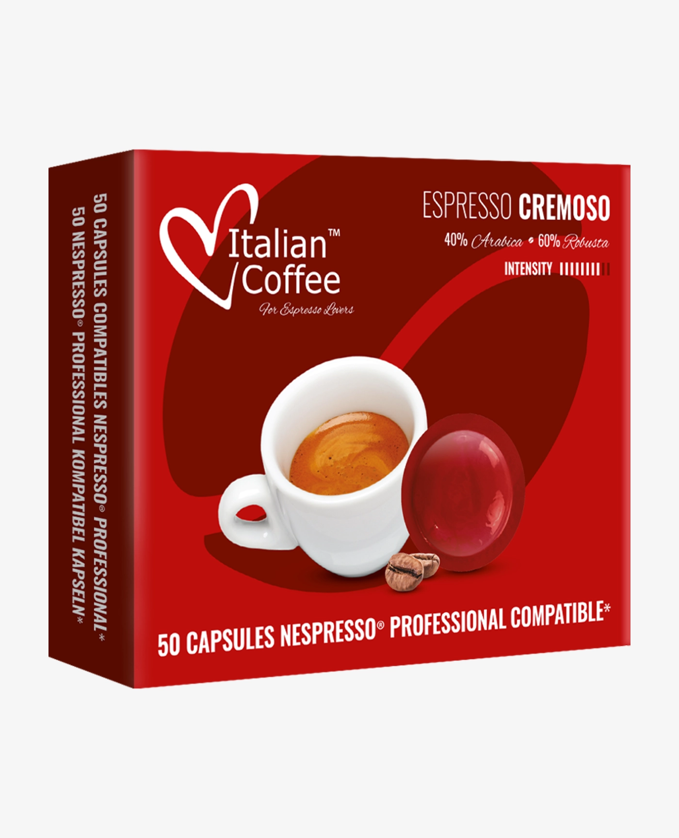 Italian Coffee Cremoso Kapsułki Nespresso Professional