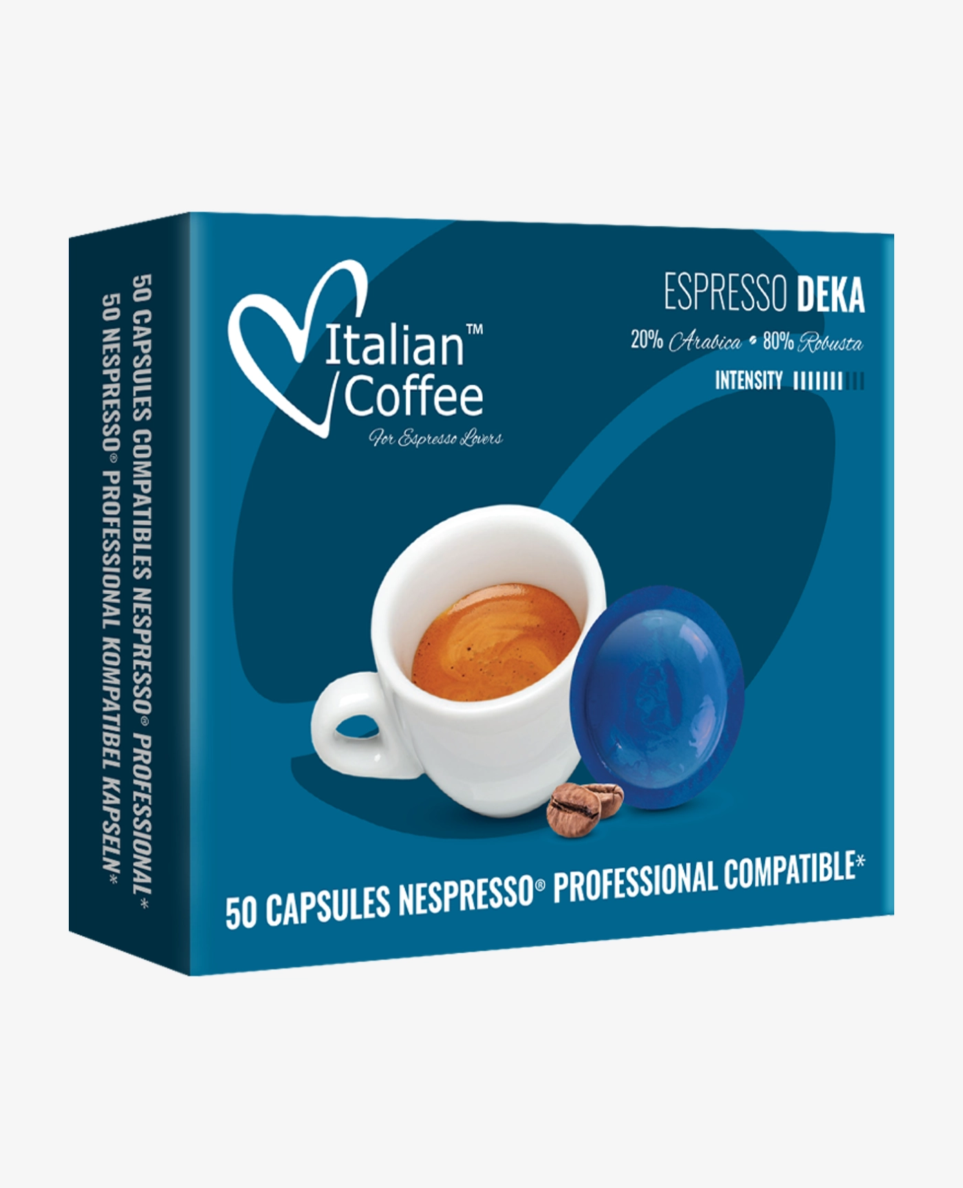 Italian Coffee Deka Kapsułki Nespresso Professional