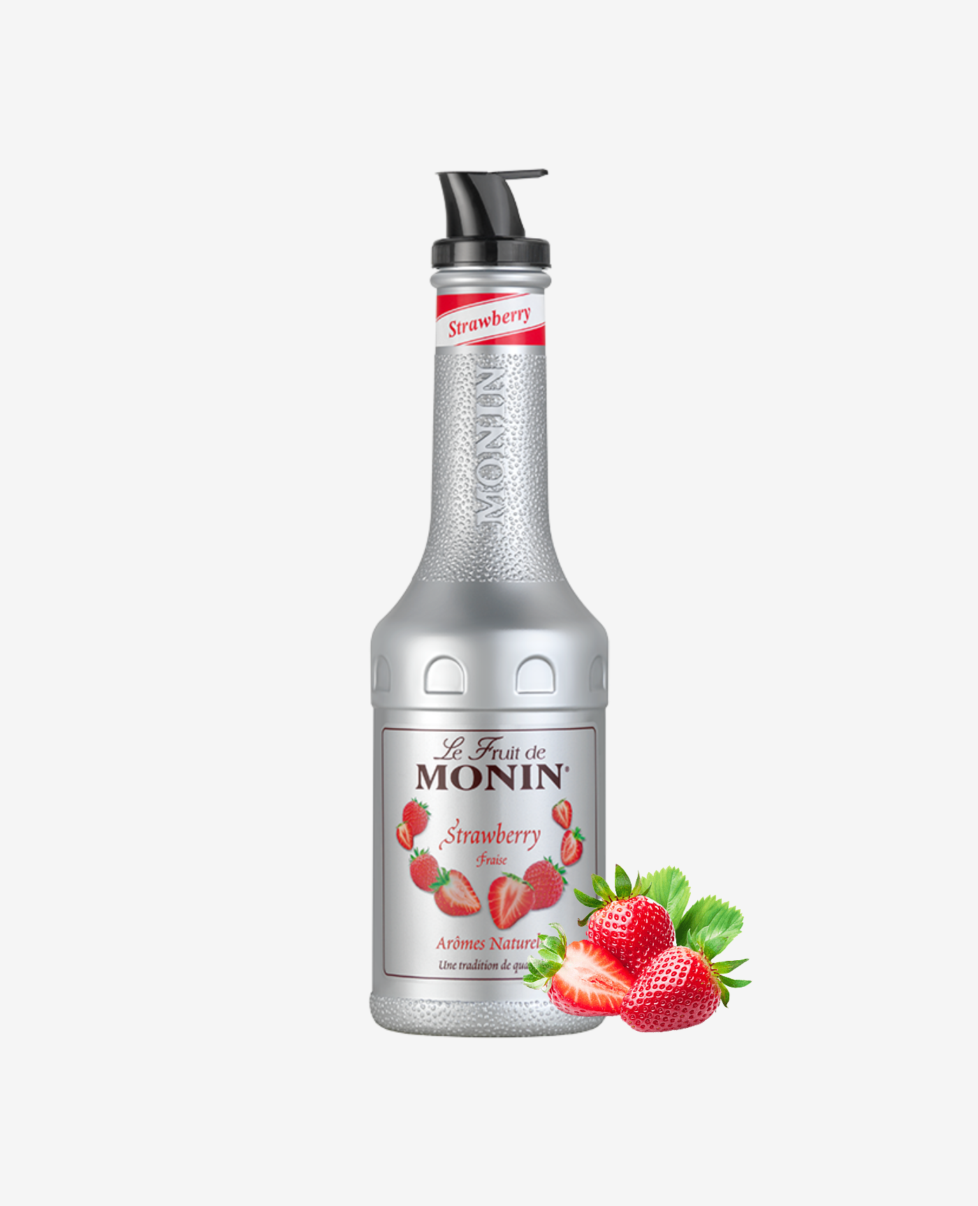 Monin Puree Owocowe Strawberry - Truskawkowy 1 L