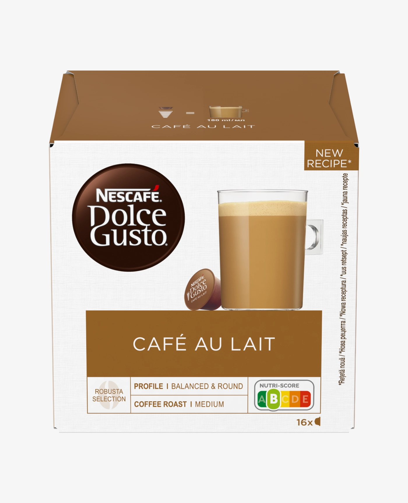 Nescafe Dolce Gusto Cafe Au Lait Kapsułki