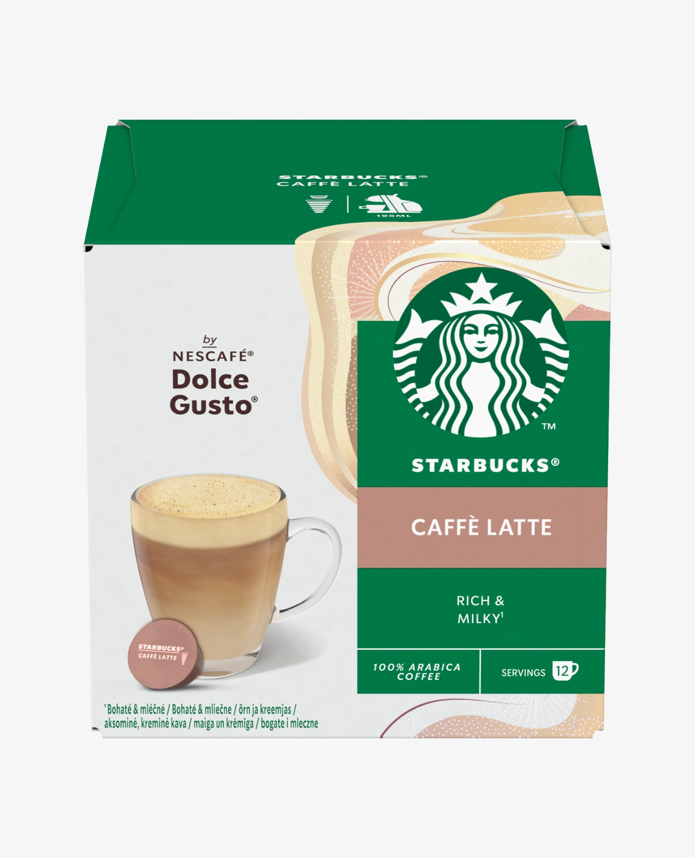 Starbucks Caffe Latte Kapsułki Dolce Gusto
