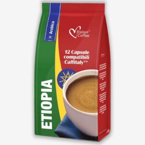 Italian Coffee Caffe Etiopia - 12 kapsułek Cafissimo