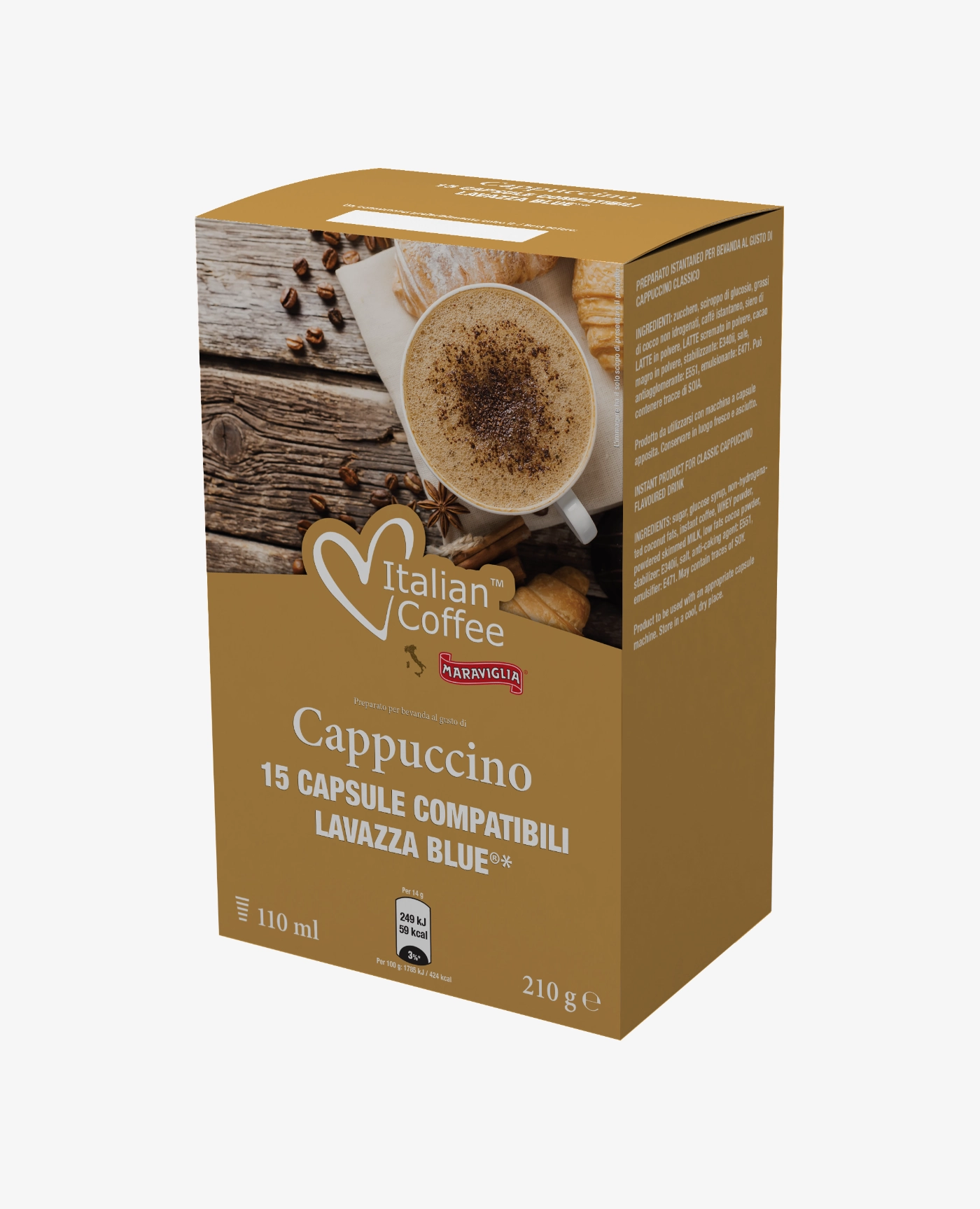 Italian Coffee Cappuccino Kapsułki Lavazza Blue