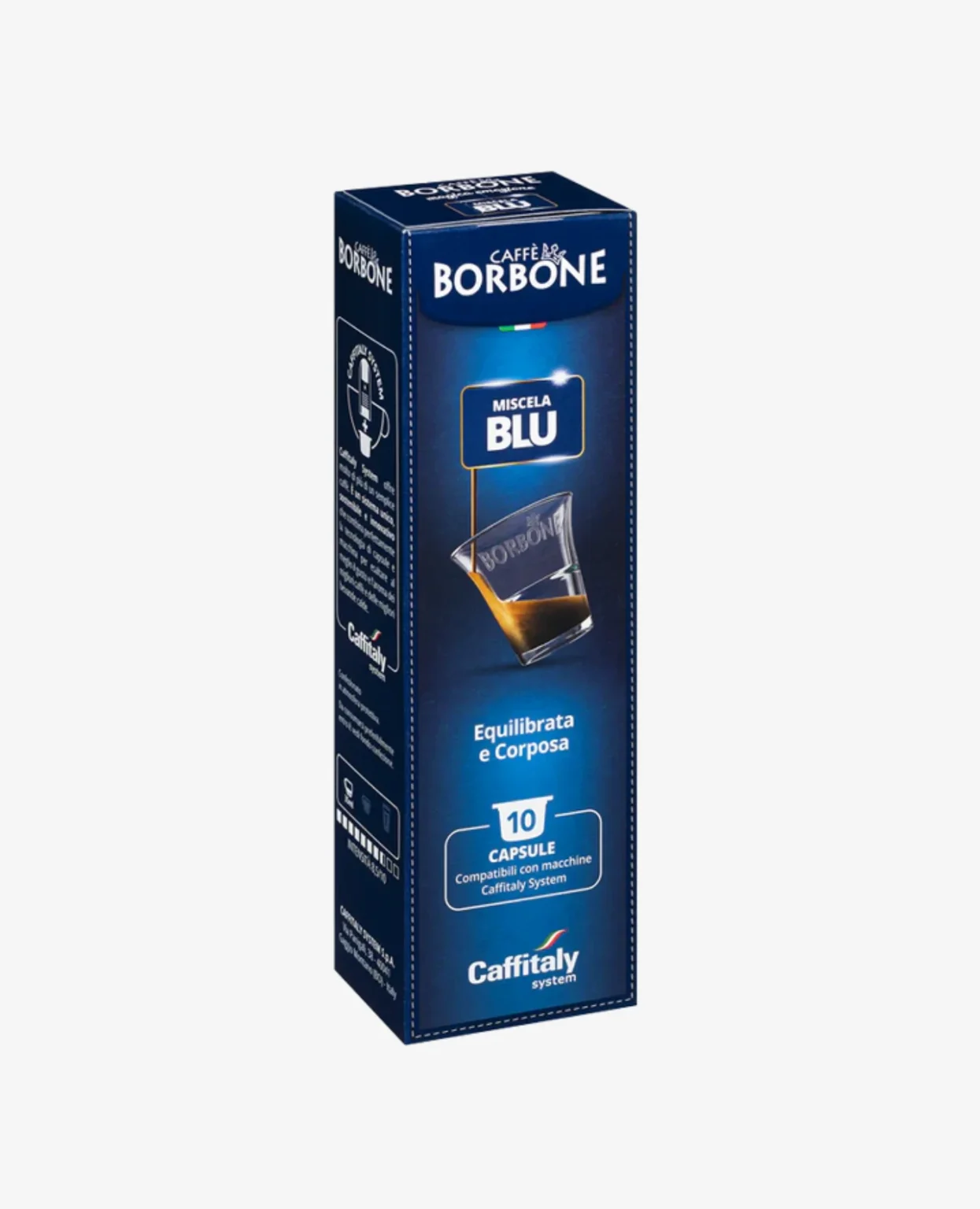 kapsulki do caffitaly 10 szt borbone mieszanka miscela blu